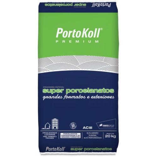 Argamassa Ac-3 20kg PORTOKOLL Rio verde material de construção
