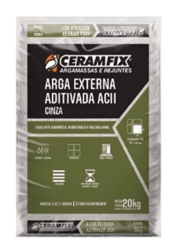Ceramfix Argamassa Ac-2 20kg rio verde material de construção