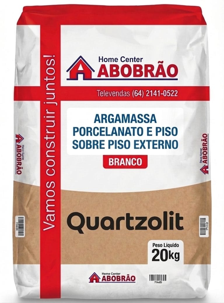 Argamassa cimentcola interno quartzolit em Rio Verde