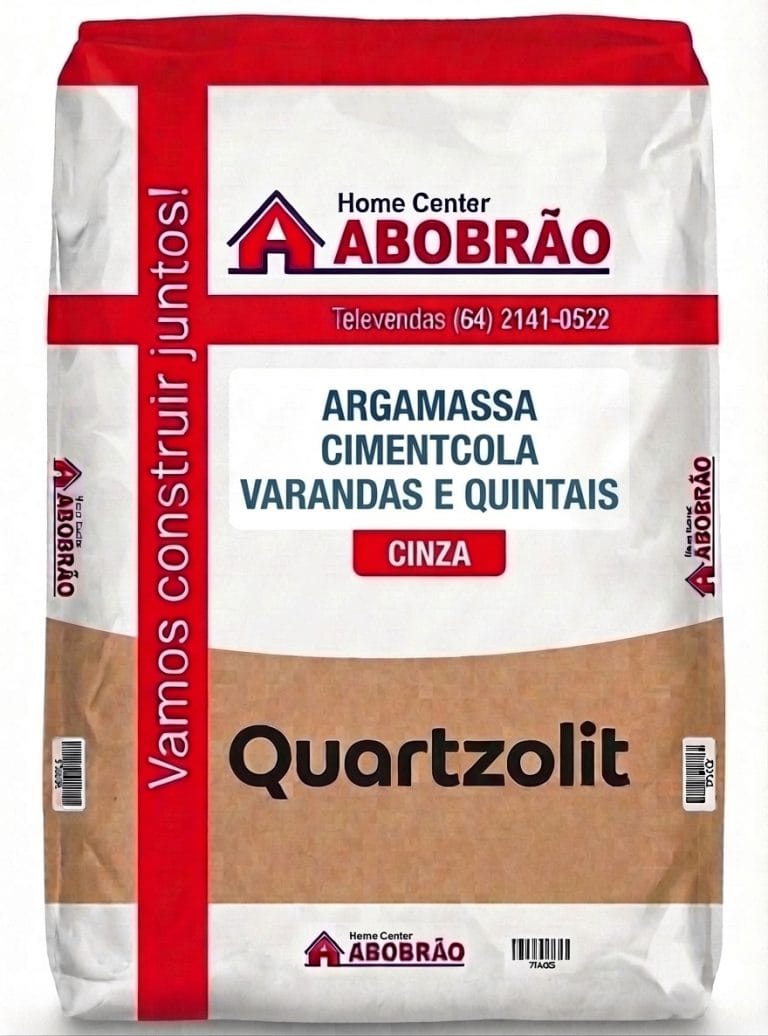 argamassa cimentcola varandas e quintais quartzolit em Rio Verde