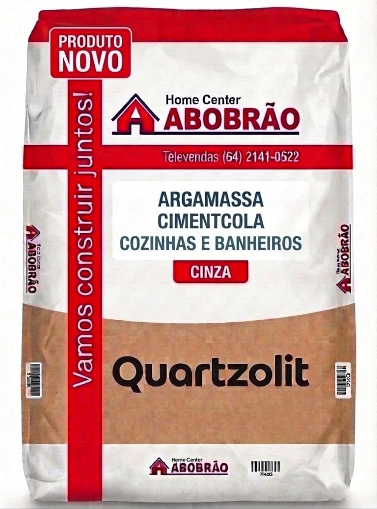 Argamassa cimentcola cozinhas e banheiros quartzolit em Rio Verde