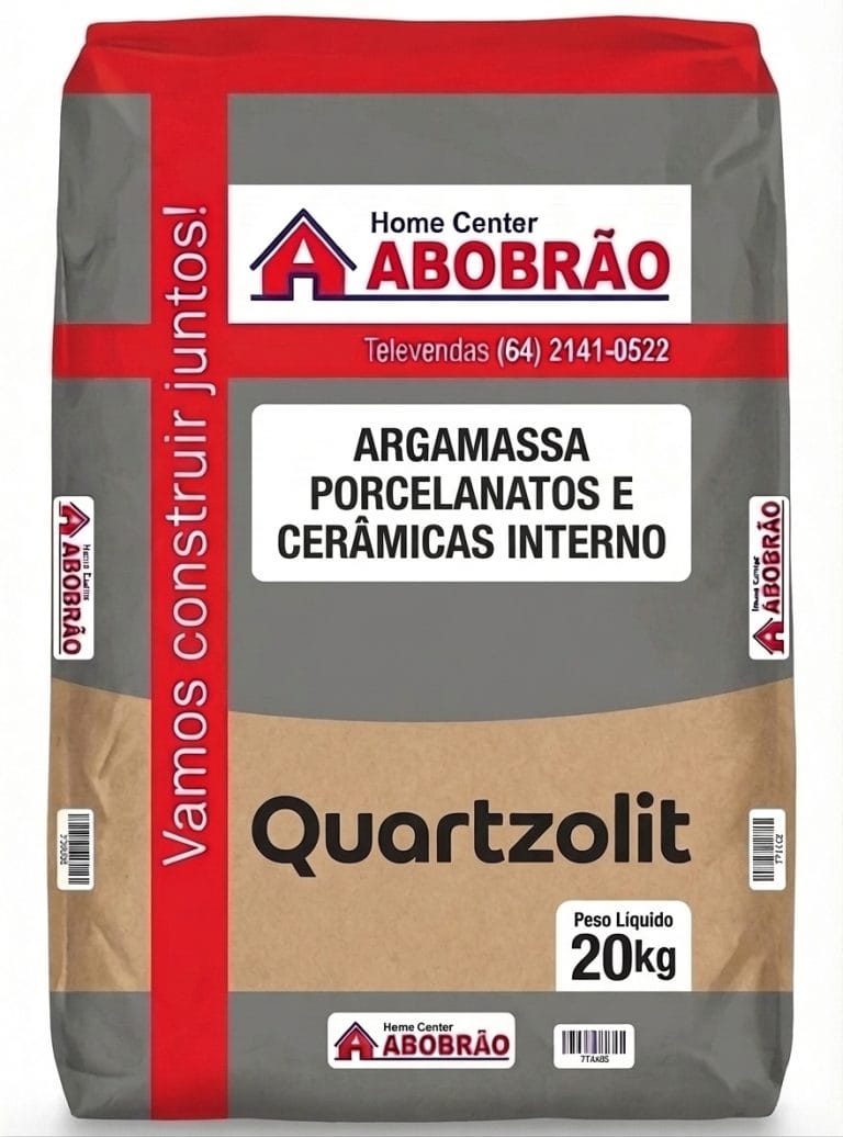 Encontre argamassa porcelanatos e cerâmicas interno quartzolit em Rio Verde!