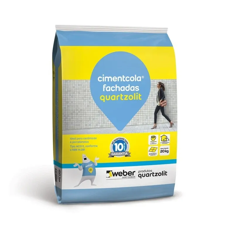 argamassa cimentcola fachadas quartzolit argamassa rio verde material de construçao