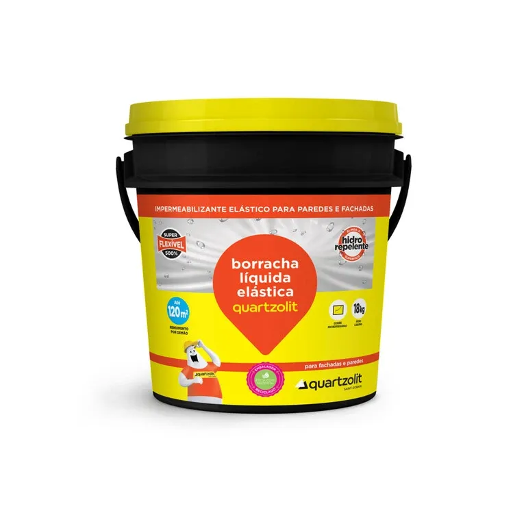 impermeabilizante borracha líquida elástica quartzolit rio vede material de construção