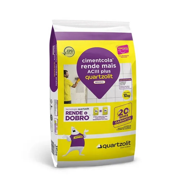 argamassa cimentcola rende mais ACII plus quartzolit rio verde material de construçao argamassa