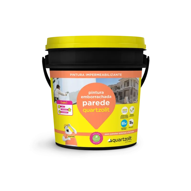 impermeabilizante pintura emborrachada parede quartzolit rio verde material de construção