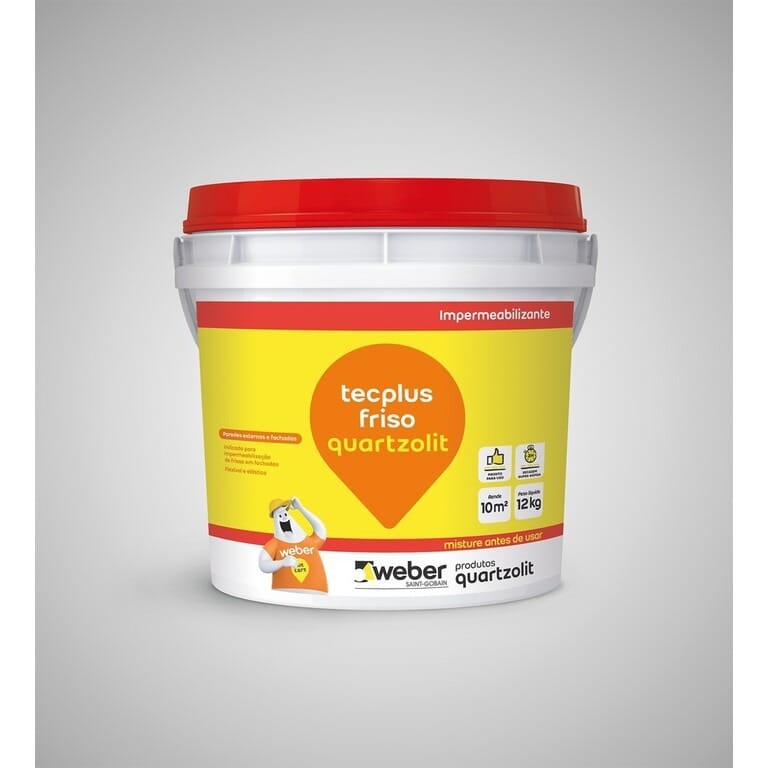 impermeabilizante tecplus friso quartzolit rio verde material de construção