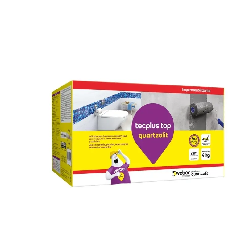 impermeabilizante tecplus top quartzolit rio verde material de construção