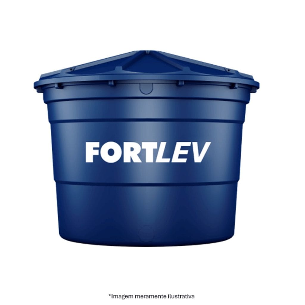 Caixa d'Água Fortlev Polietileno Com Tampa 5000 L rio verde material de construção