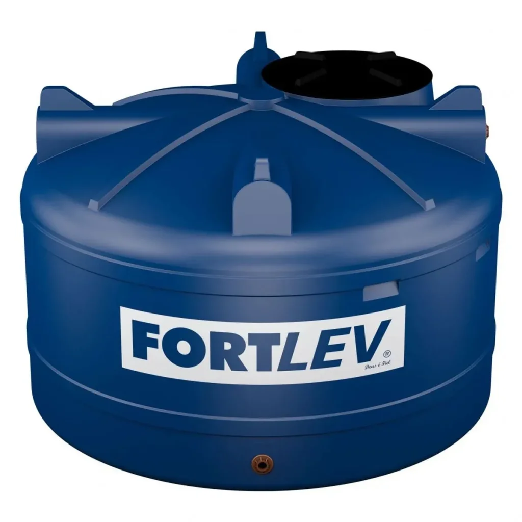 Tanque Fortlev Polietileno Com Tampa 3000 L rio verde material de construçao tanque