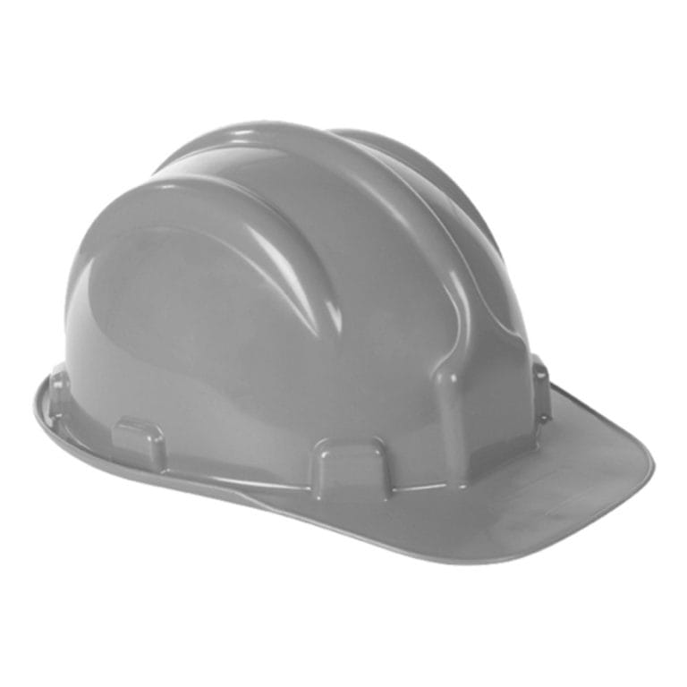 Capacete de Segurança Plastcor PLT Classe B Com Carneira Cinza rio verde material de construção