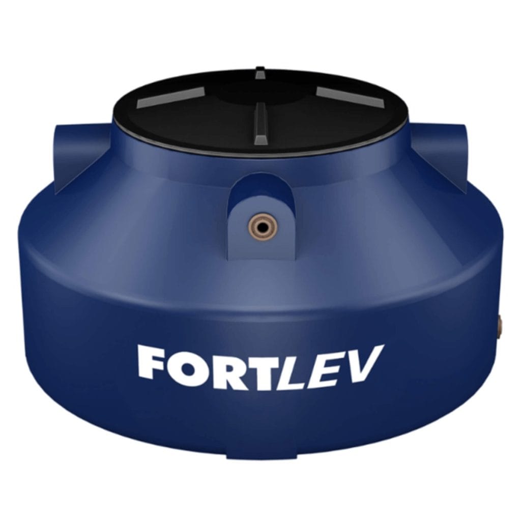 Tanque Fortlev Polietileno Com Tampa 310 L rio verde material de construção